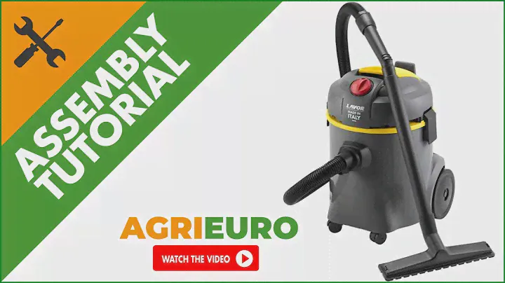 Lavor WT 20 P- Wet and Dry Vacuum Cleaner - 20 L Drum - 800W - 230V - Assembly tutorial
