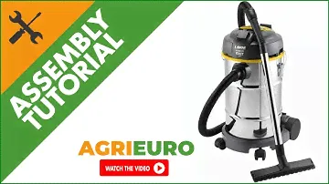 Lavor WT 30 XE Wet and Dry Vacuum Cleaner - 30 L Drum - 800 W - Assembly tutorial