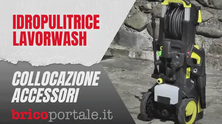 Idropulitrice Lavorwash LVR4 Plus 160 Digit | Collocazione accessori