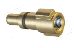Переходник быстроразъемный бытовой Champion, Lavor латунь; выход гайка 1/4"-0
