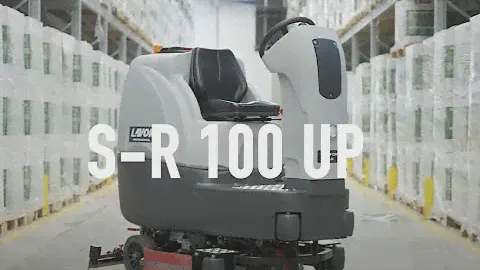 RIDE-ON FLOOR SCRUBBER-DRYER LAVOR COMFORT S-R 100 UP